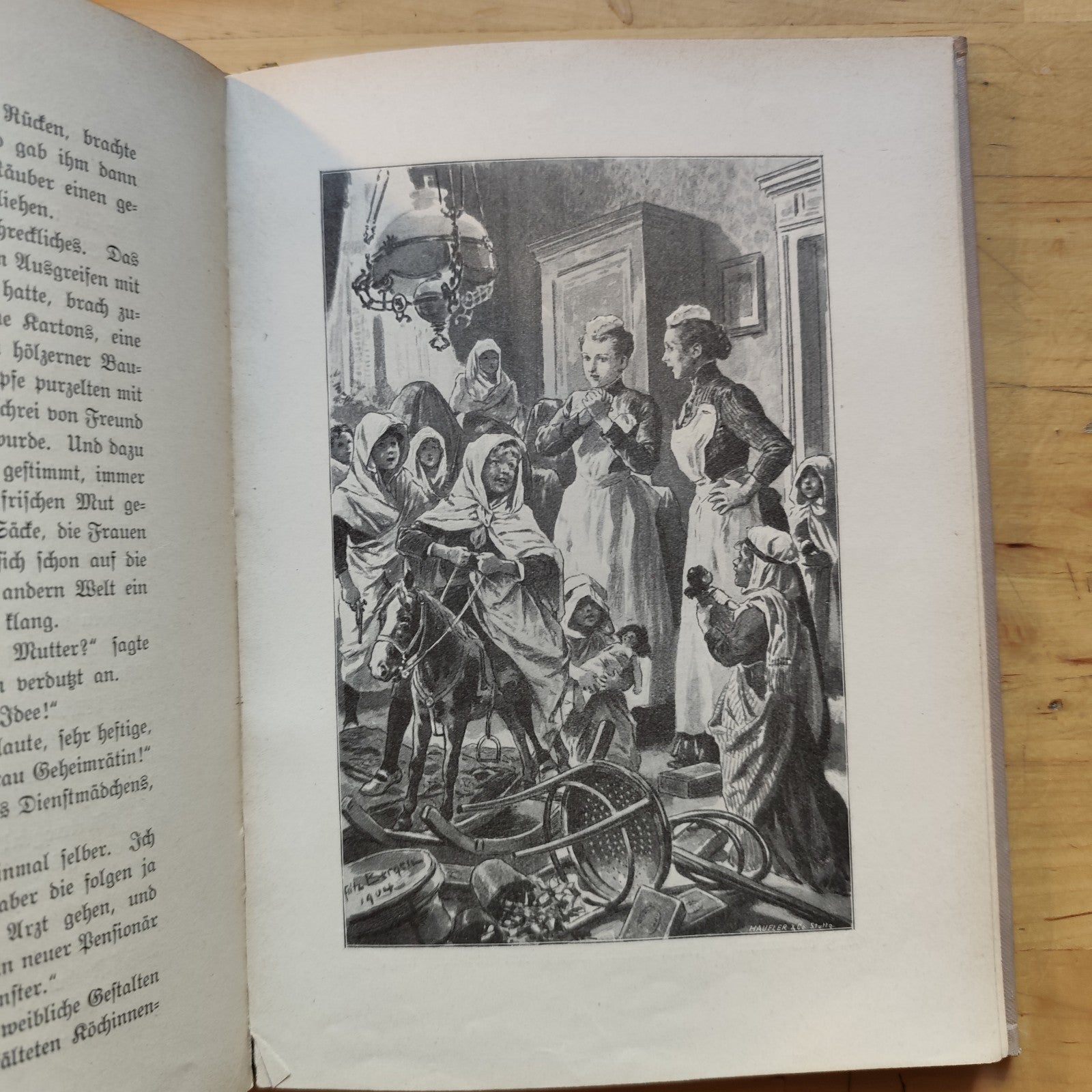 Unter der tanne - Frida Schanz - libro illustrato fiabe per ragazzi - 1900 ca.