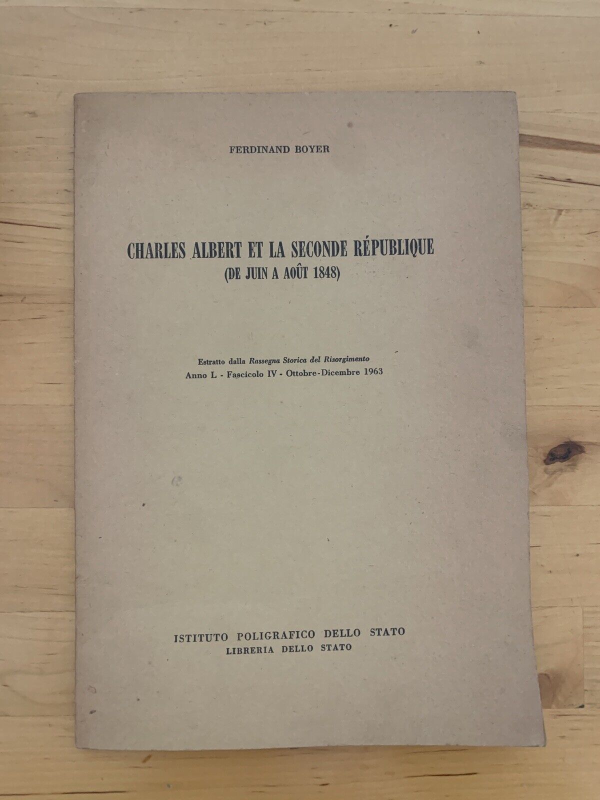 Charles Albert et la second republique - Ferdinand Boyer