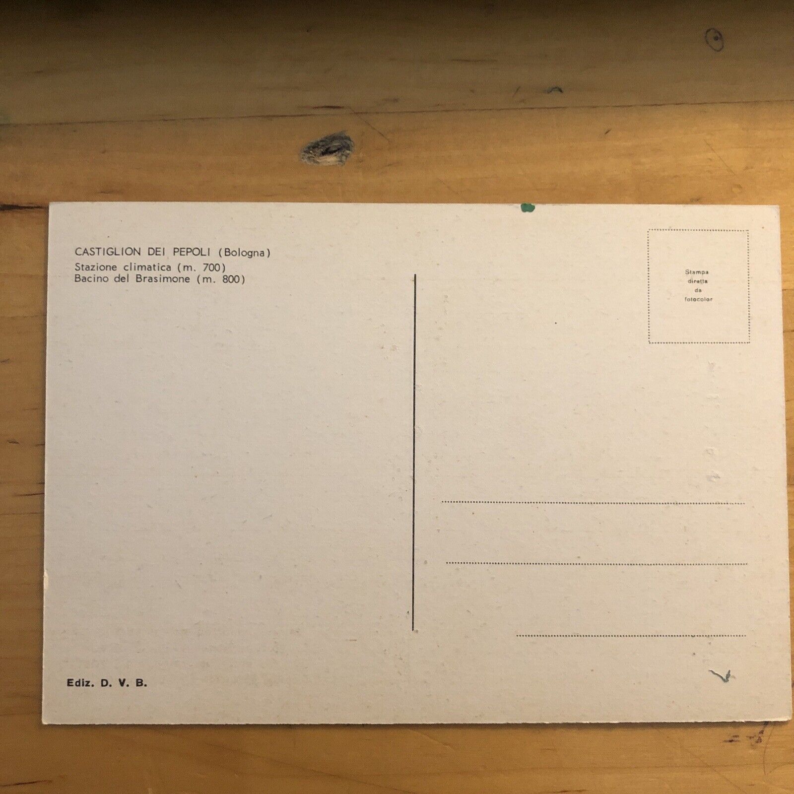 Cartolina BOLOGNA - CASTIGLIONE DEI PEPOLI, NON VIAGGIATA