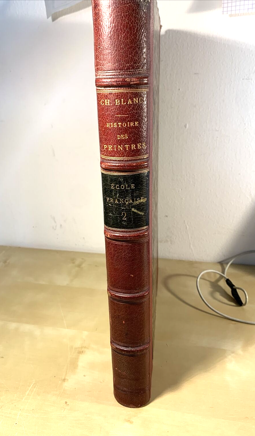 HISTOIRE DES PEINTRES - ÉCOLE FRANCAISE. CHARLES BLANC. RENOUARD 1862. tome 2 #