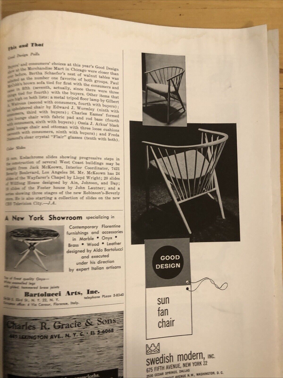 INTERIORS MAGAZINE JULY 1952 Olga Gueft - Interiors, design, architecture
