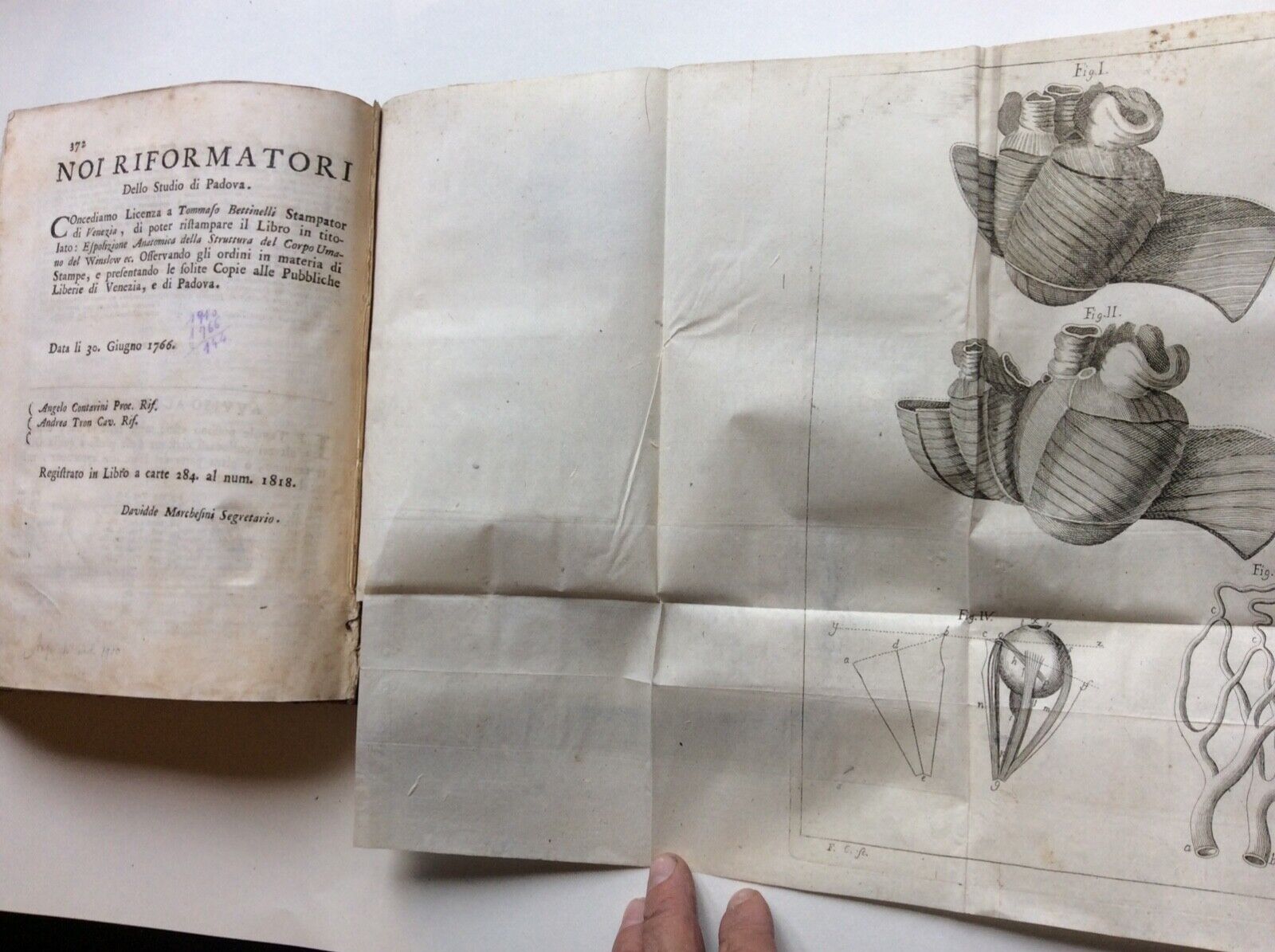 ESPOSIZIONE ANATOMICA DELLA STRUTTURA DEL CORPO UMANO, WINSLOW, 1767, 2 tomi