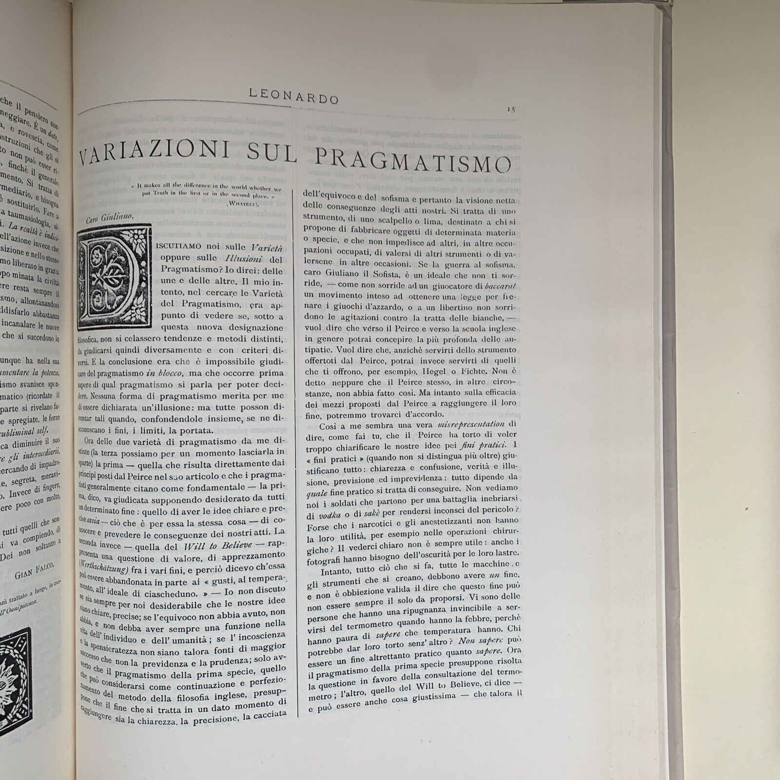 LEONARDO Rivista d'Idee. Mario Quaranta Schram Pighi, Arnaldo Forni ed. 1981 #