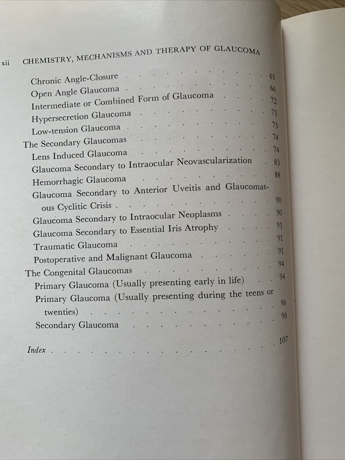 GLAUCOMA - chemistry, mechanisms, therapy. Sidney Lerman 1961 #