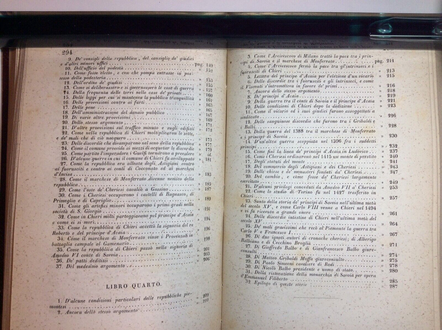 STORIE MINORI DI LUIGI CIBRARIO  CHIERI REAL BADIA D'ALTACOMBA 1855 