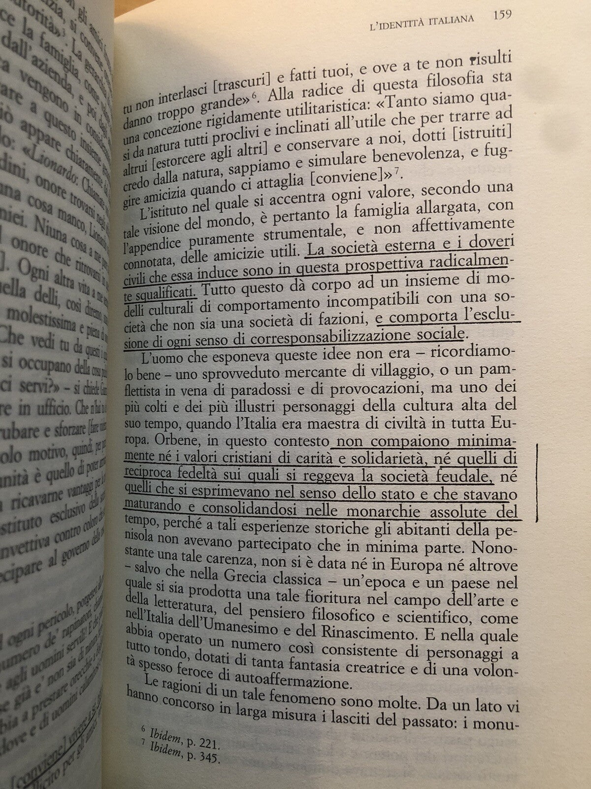 Gli italiani in Europa, profilo storico  . . Carlo Tullio-Altan, il Mulino 1999