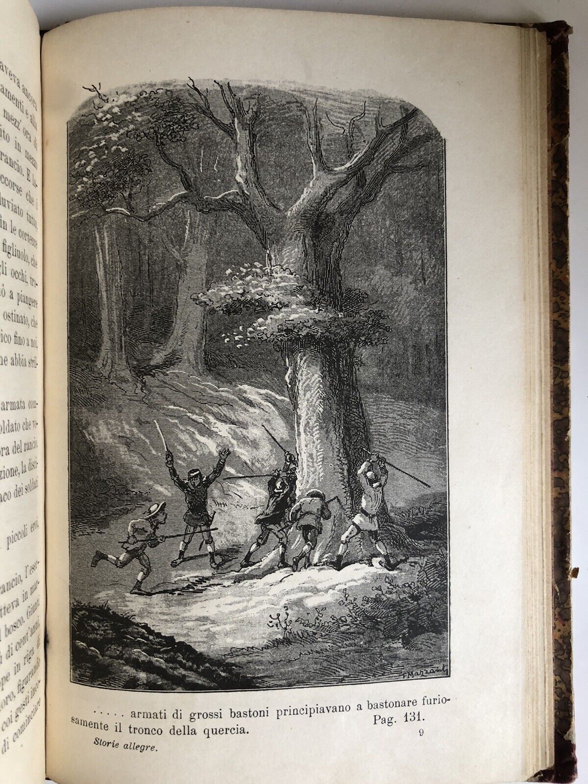 Carlo Collodi - Storie Allegre, libro per ragazzi illustrato da E. Mazzanti 1894