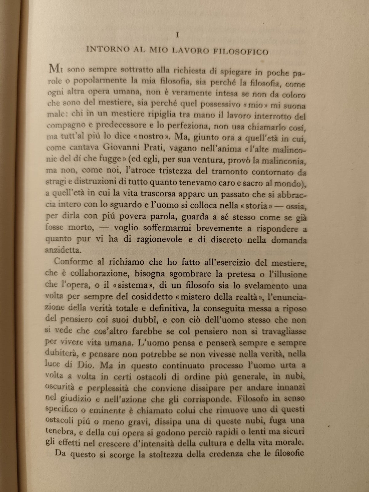 Filosofia Poesia Storia - Benedetto Croce - Riccardo Ricciardi ed. 1951