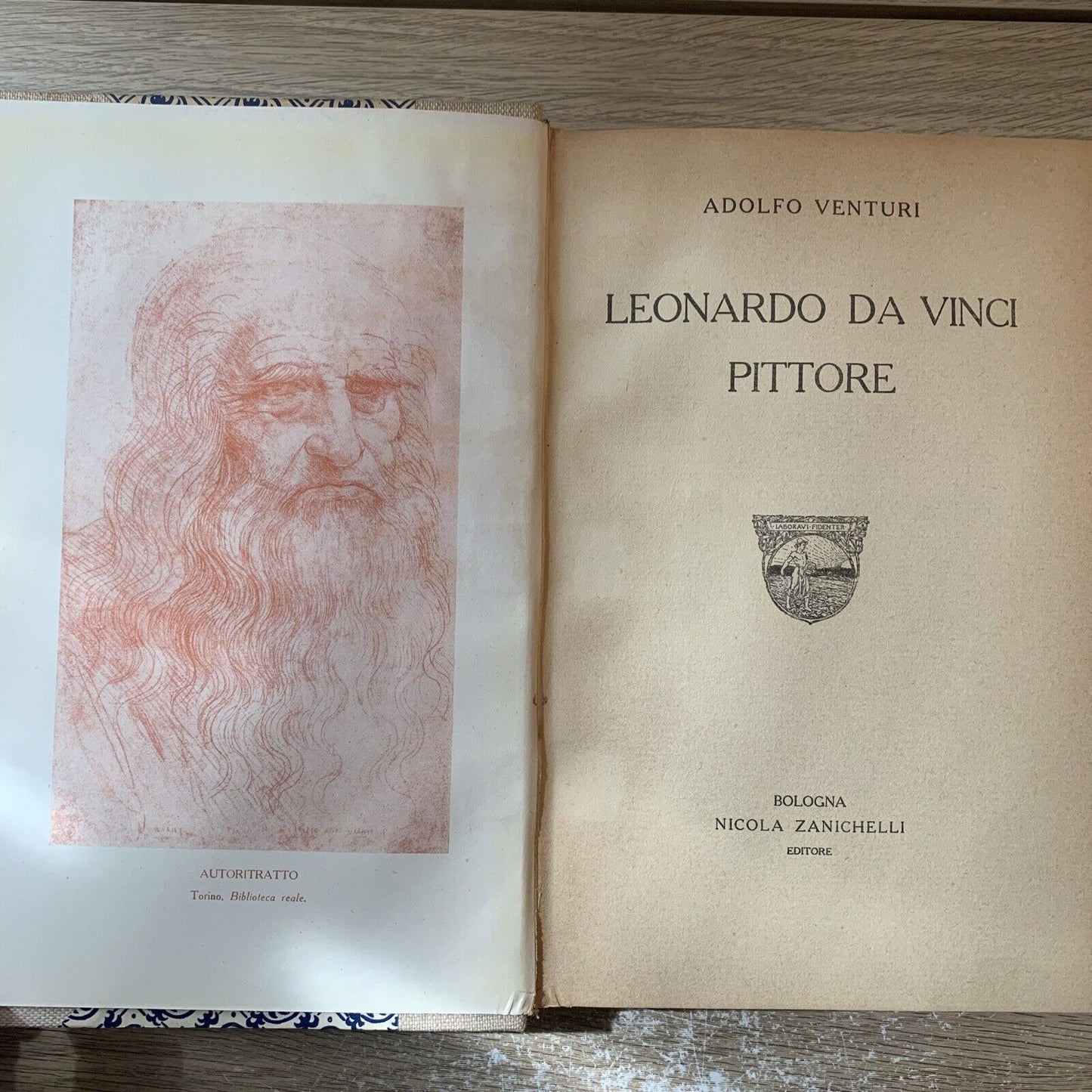 LEONARDO DA VINCI PITTORE - ADOLFO VENTURI, ZANICHELLI 1920