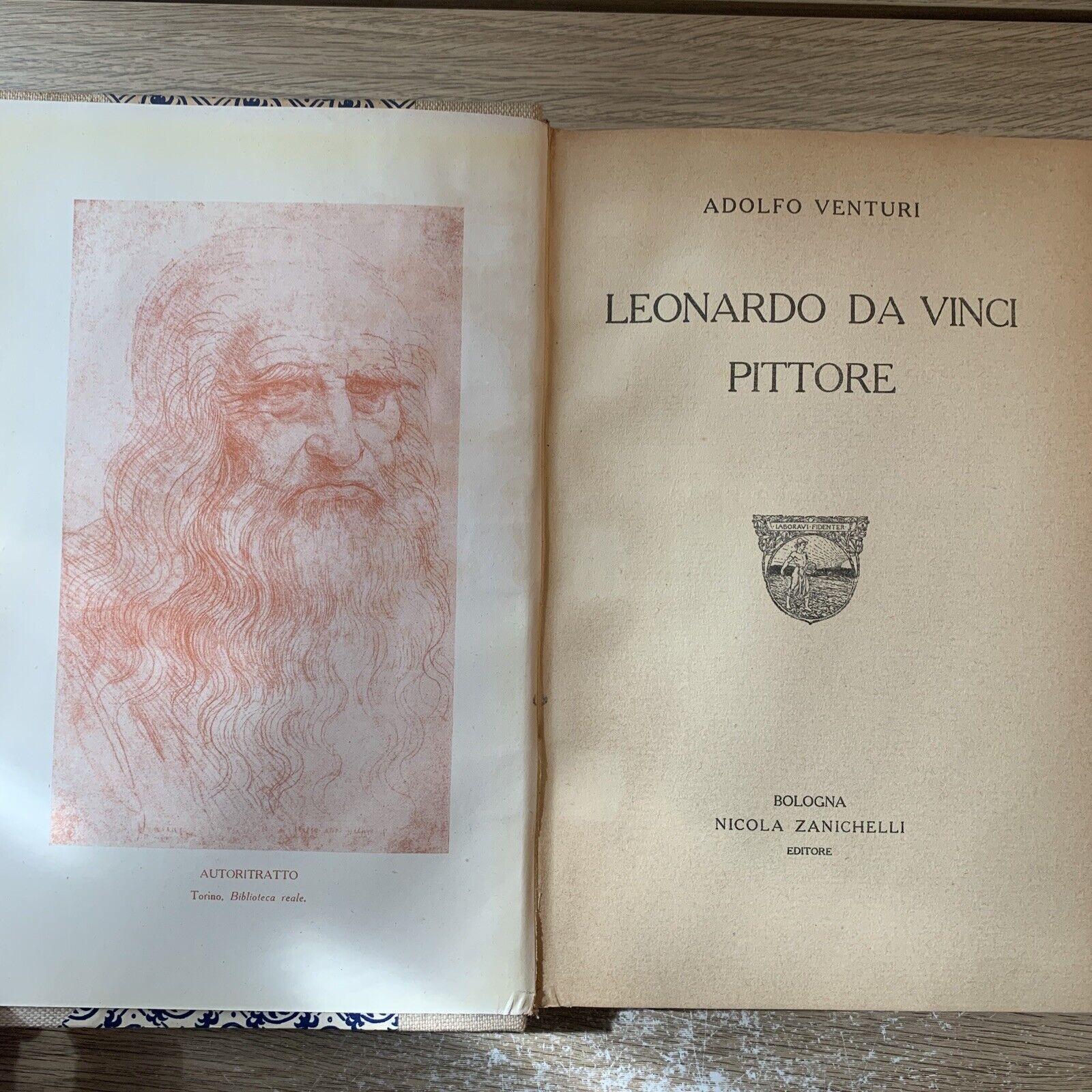 LEONARDO DA VINCI PITTORE - ADOLFO VENTURI, ZANICHELLI 1920