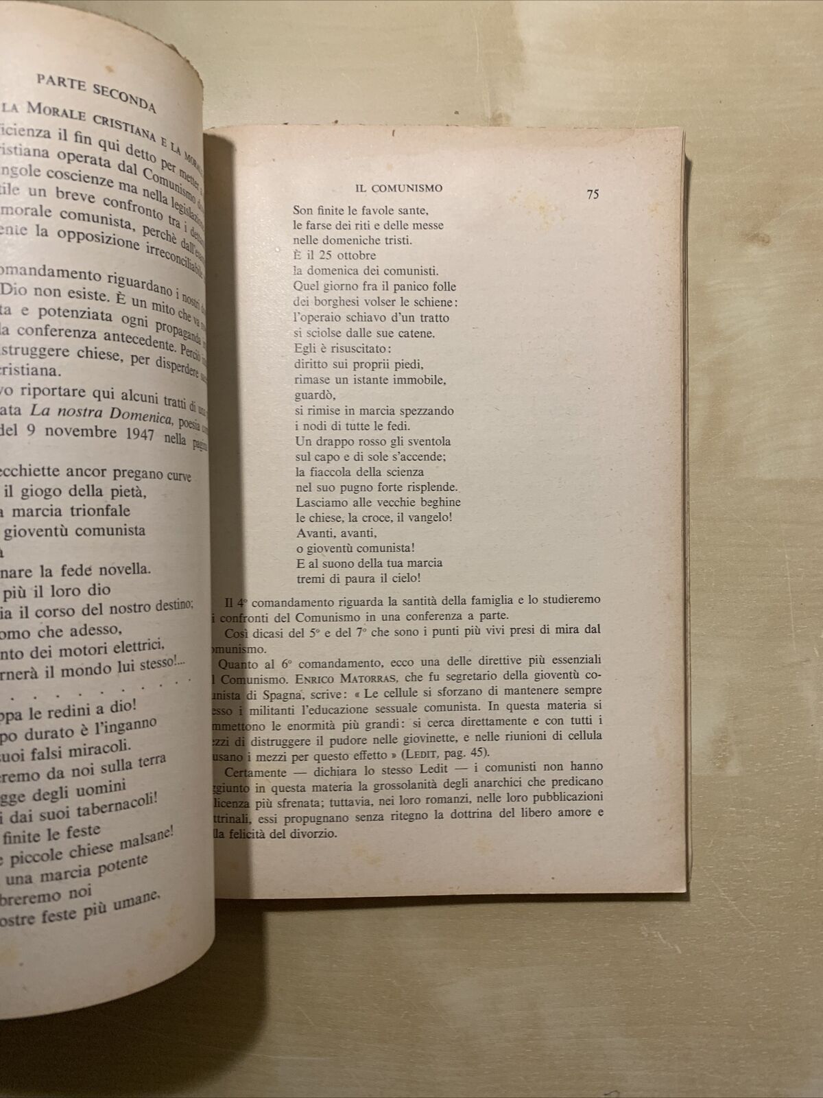 COMUNISMO E GIUSTIZIA SOCIALE CRISTIANA - Giuseppe Angrisani. Marietti editore
