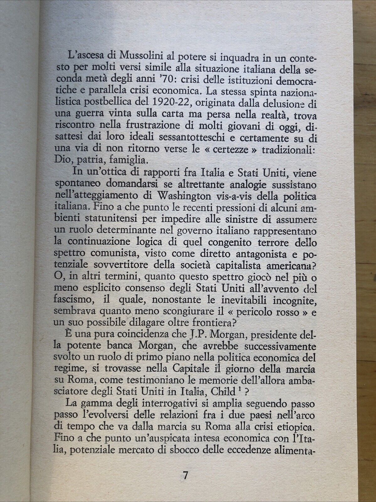Mussolini e gli Stati Uniti 1922-1933, Claudia Damiani. Cappelli editore 1980