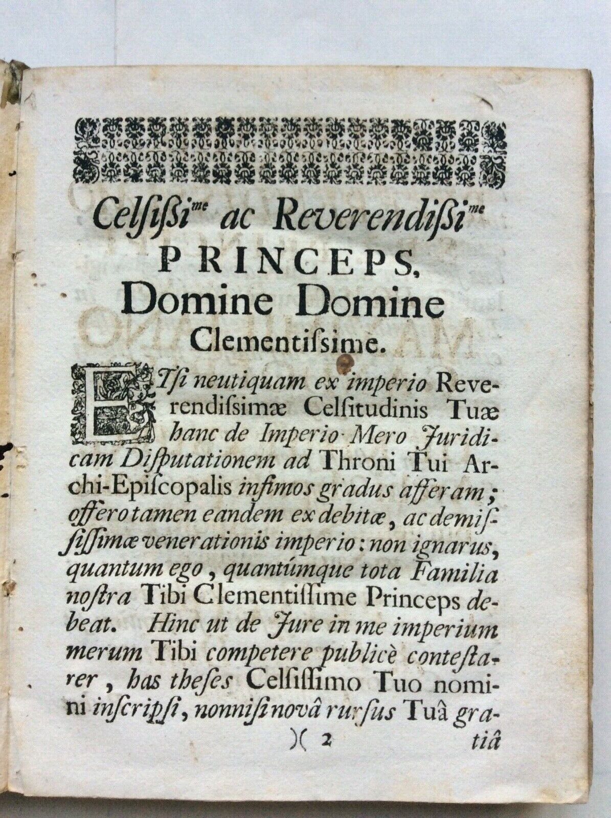 IMPERIUM MERUM, AC MIXTUM.GEORGIUS CHRISTOPHORUS STYRGKH 1685,TYPIS JOANNIS MAYR
