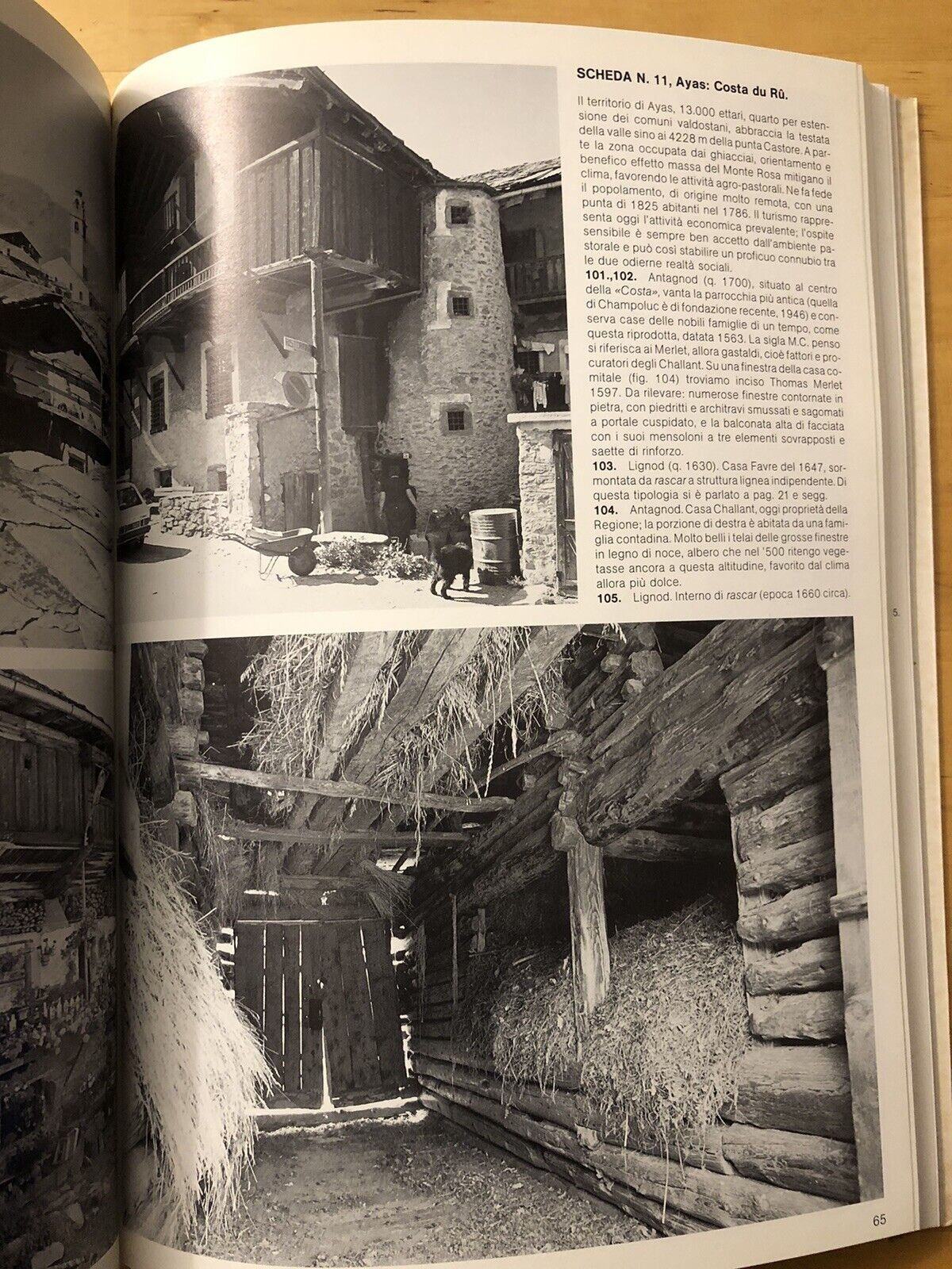 Case contadine in Valle d'Aosta. Luigi Dematteis. Priuli e Verlucca 1984