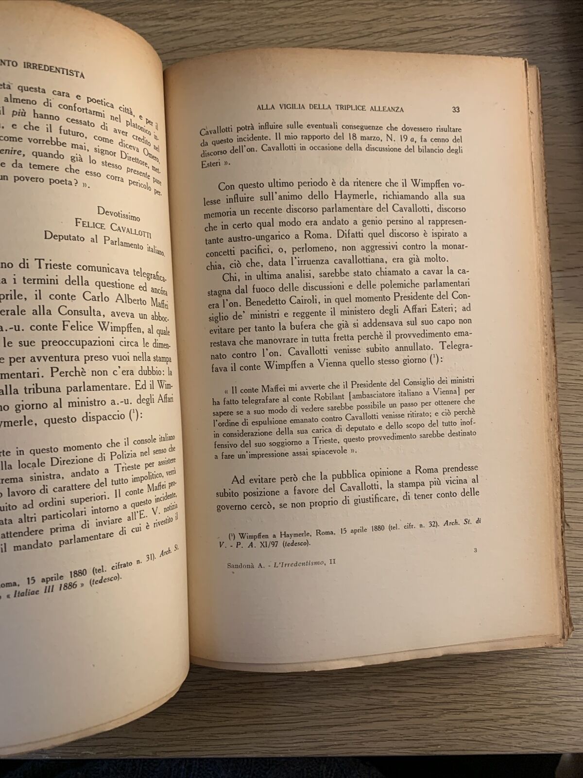 L'IRREDENTISMO nelle lotte politiche e nelle contese diplomatic- Augusto Sandonà