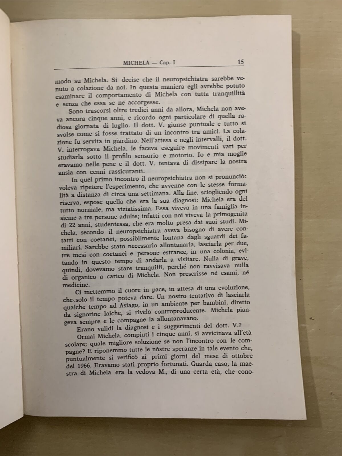 MICHELA un lungo viaggio lungo la speranza, Giuseppe Tiso S.E.F. 1981 #