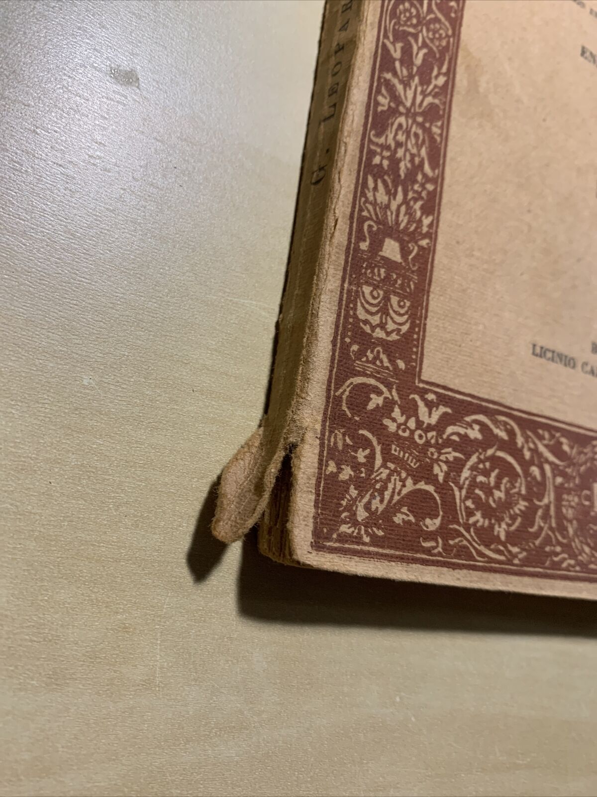 GIACOMO LEOPARDI - CANTI 1939, introduzione di E. Fusco ( autografo di Fusco)