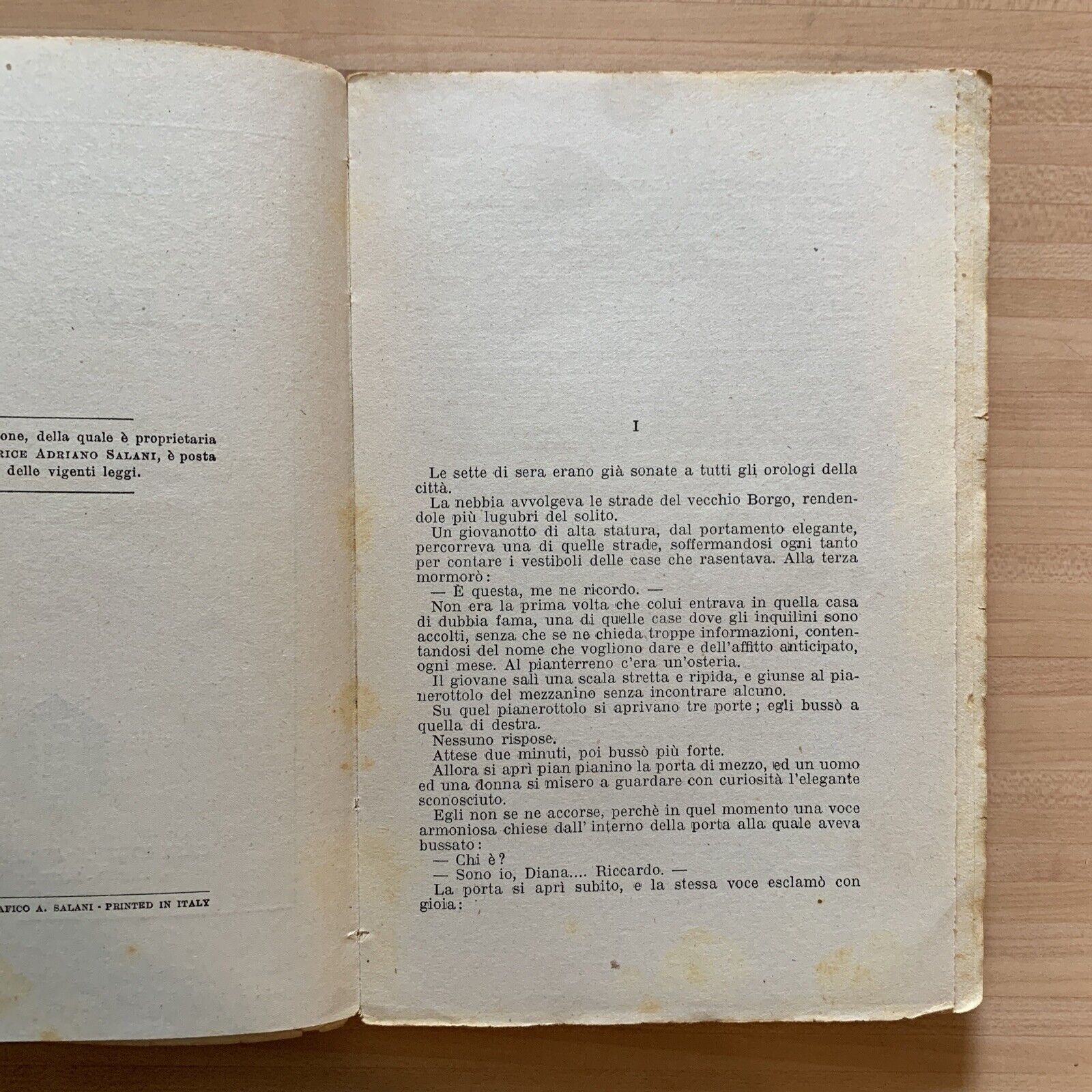 LA FATA NERA - C. INVERNIZZO, SALANI EDITORE. Romanzi d'ogni paese 1941 #