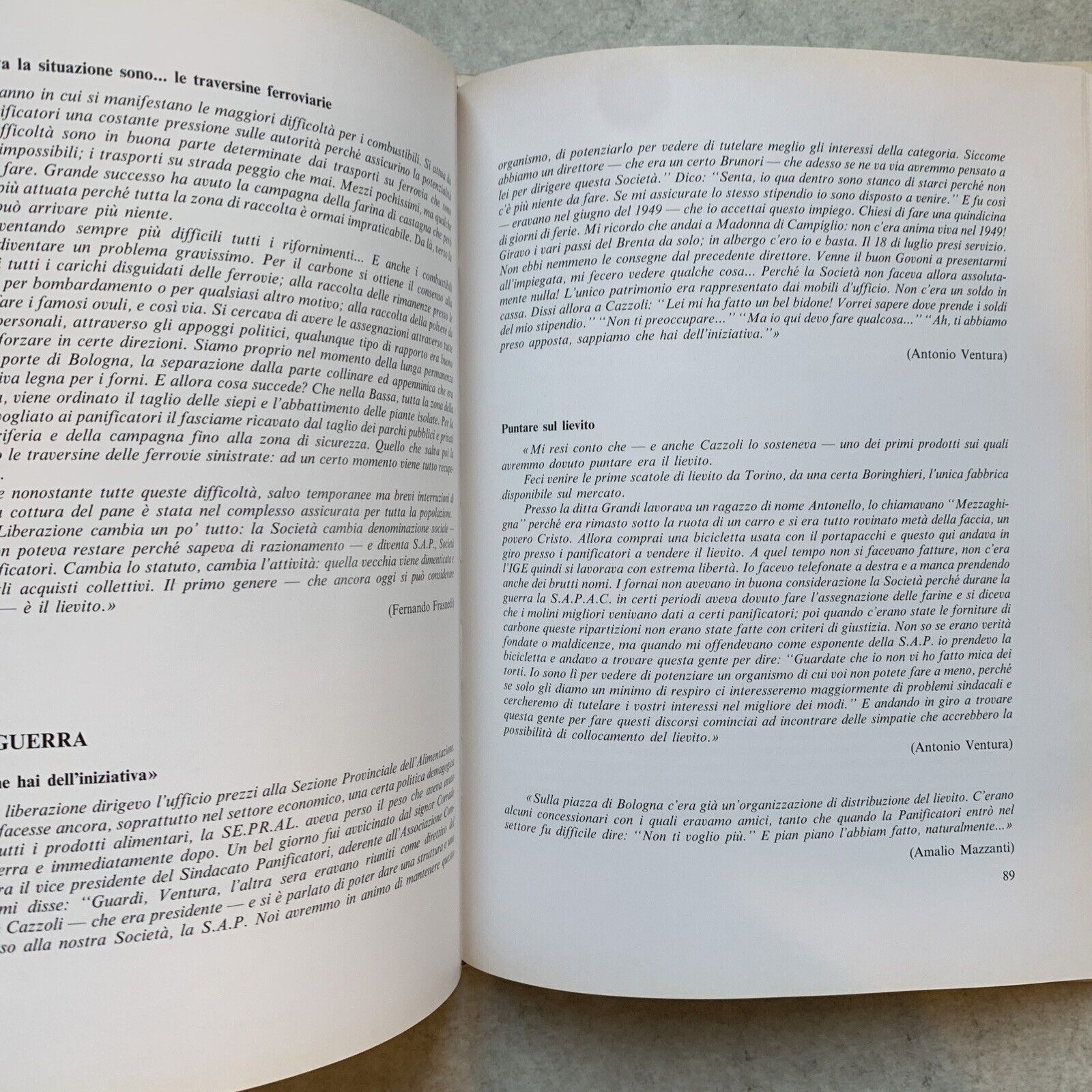 DIETRO IL PANE - Alberto Guenzi, Edizioni Age. Panificatori Bolognese 1991 #