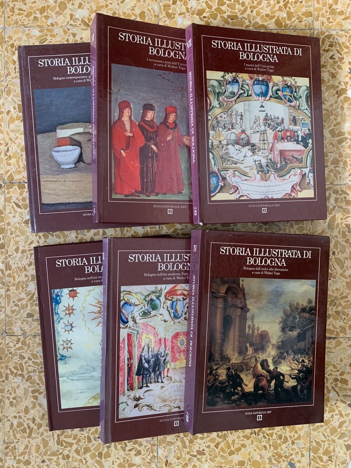 Bologna - Storia illustrata di Bologna. Walter Tega, Nuova editoriale Aiep