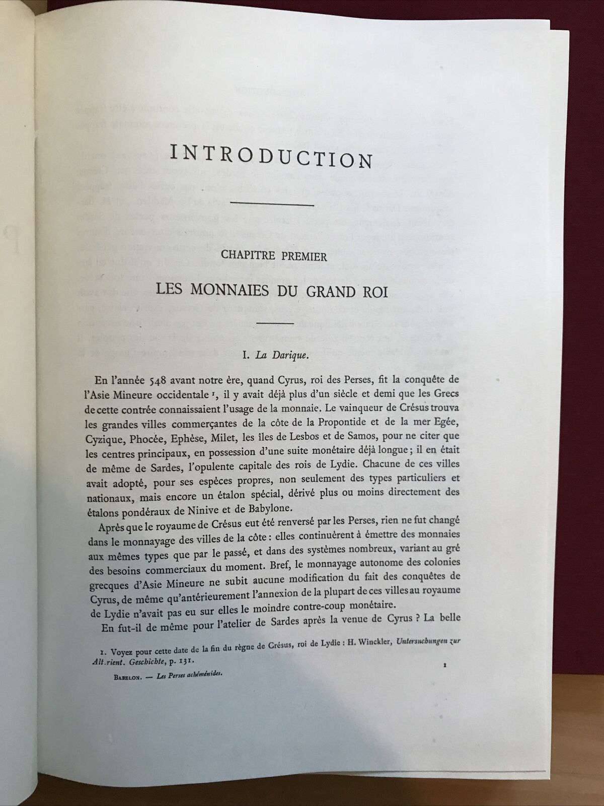 LES PERSES ACHÉMÉNIDES. E. Babelon. Catalogue des Monnaies Grecques. A. Forni