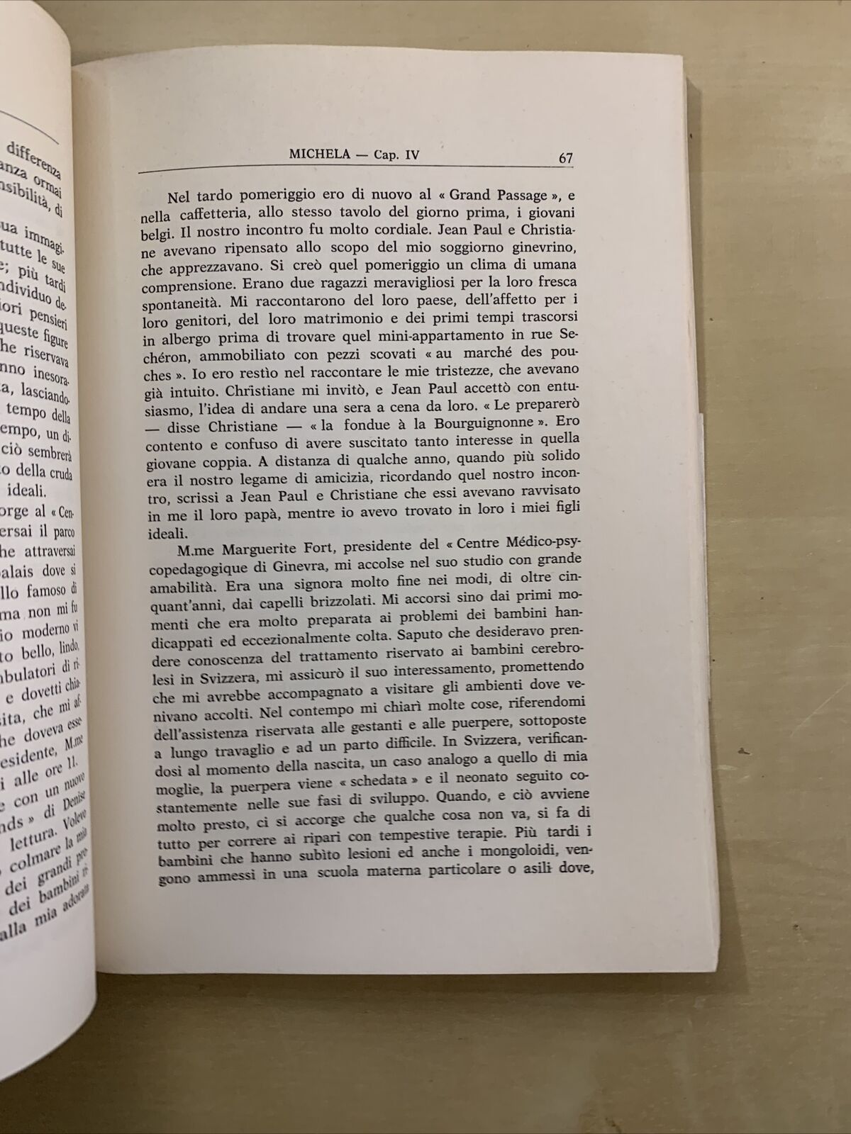 MICHELA un lungo viaggio lungo la speranza, Giuseppe Tiso S.E.F. 1981 #