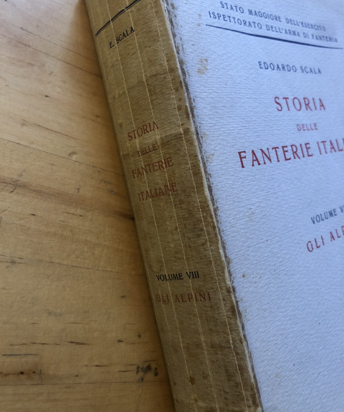 Storia delle fanterie Italiane, Edoardo Scala volume VIII Gli Alpini 1955