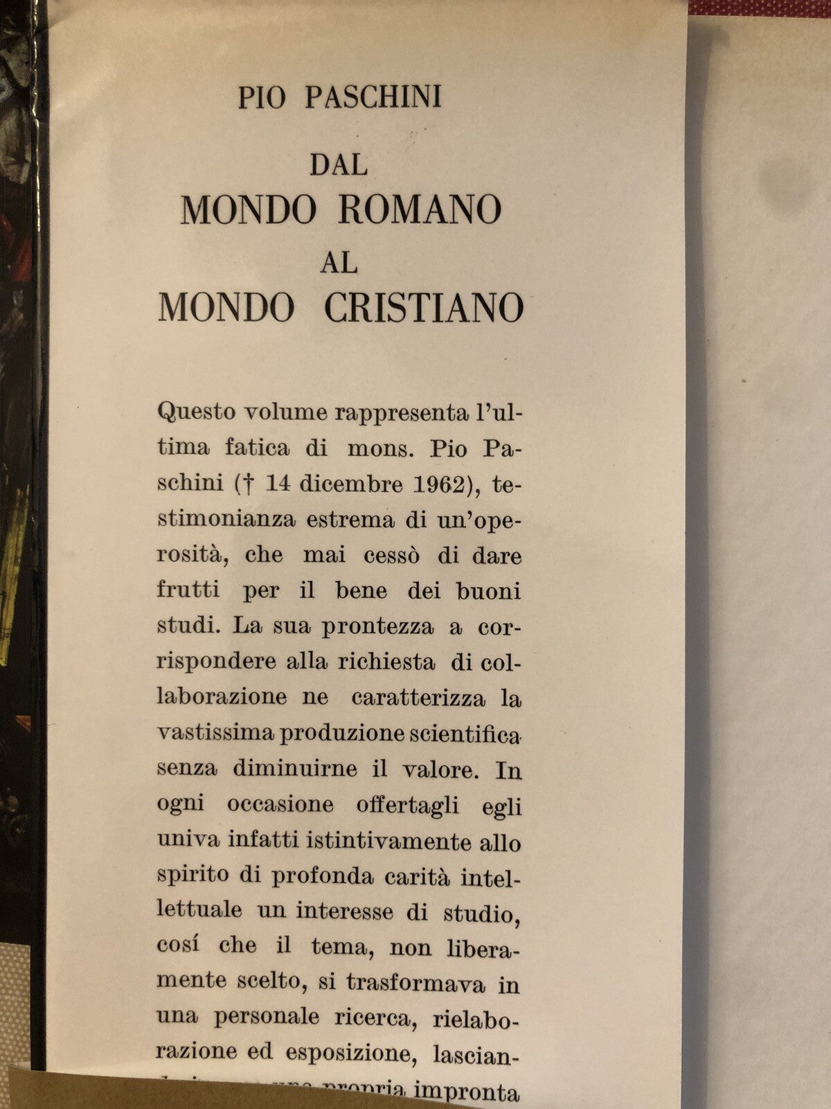 Le chiese di Roma dagli inizi del neoclassic Dal mondo Romano al mondo Cristiano