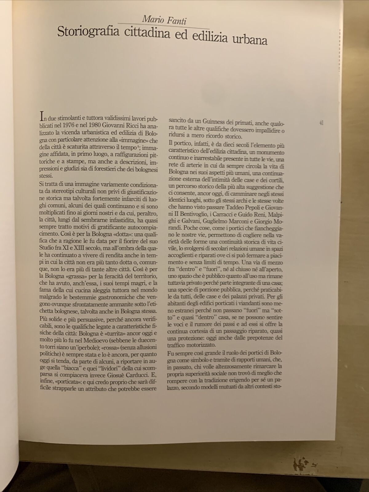 I PORTICI DI BOLOGNA E L'EDILIZIA CIVILE MEDIEVALE - Grafis edizioni, 1990 #