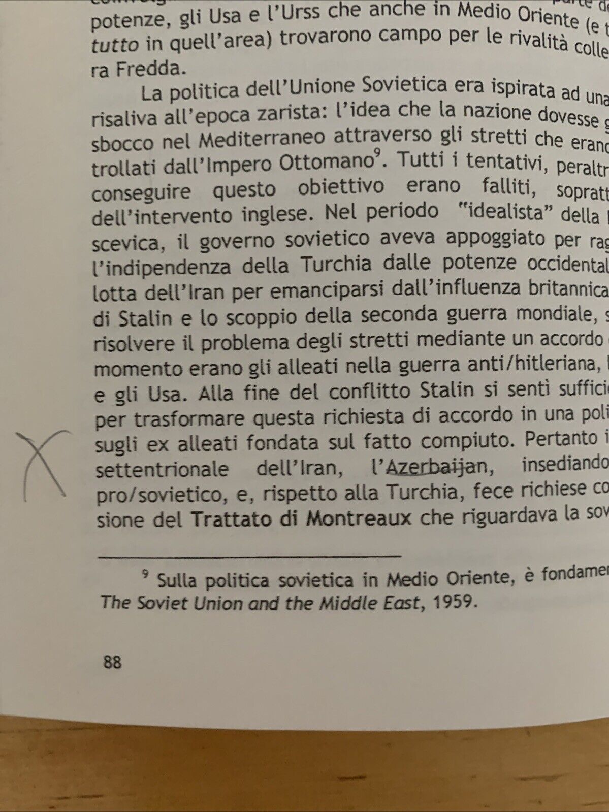 Dalla guerra fredda alla globalizzazione, il medio oriente . . Giuseppe Maione