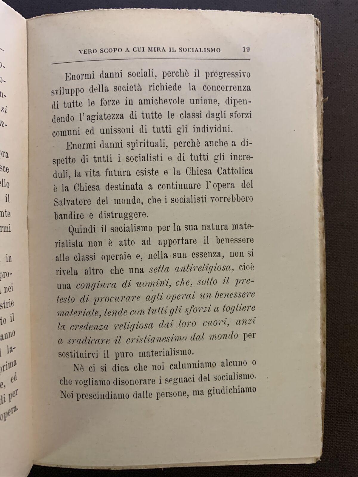 LE INSIDIE DEL POSITIVISMO E DEL SOCIALISMO svelate al popolo. Bonsignori 1905 #