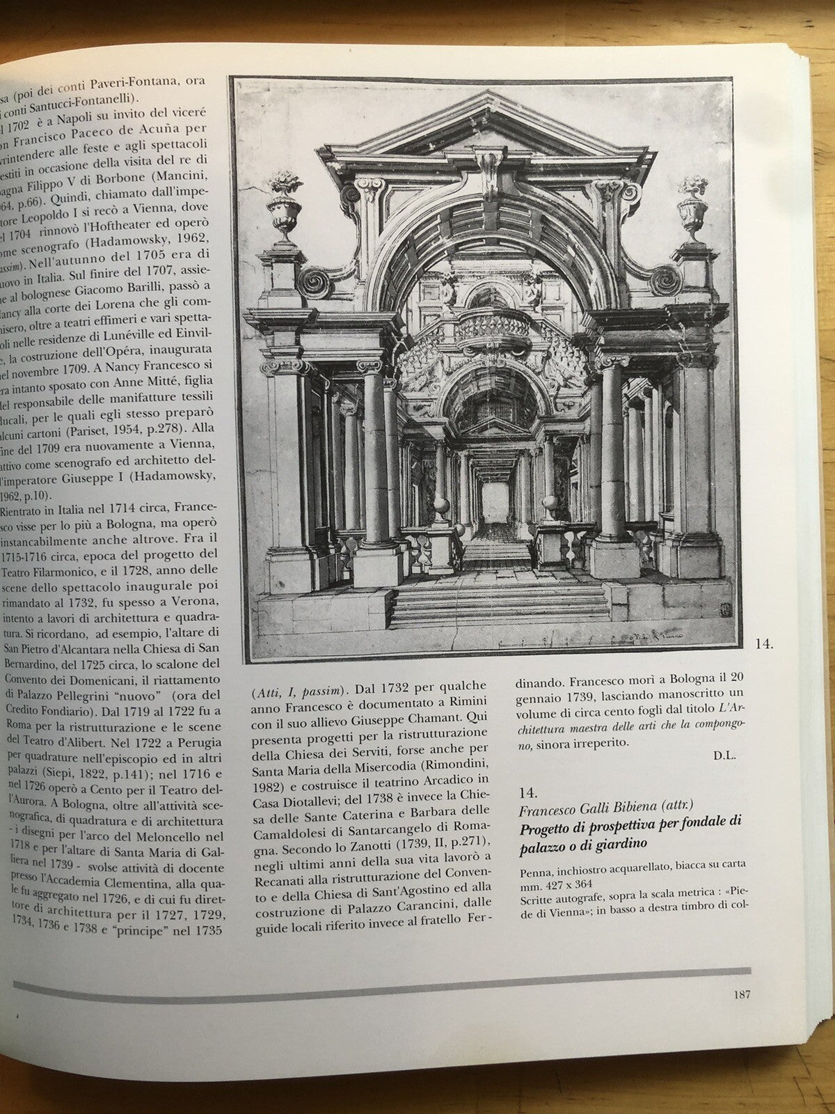 Architettura dell'Inganno Bologna, portili Bibieneschi e fondali dipinti palazzi