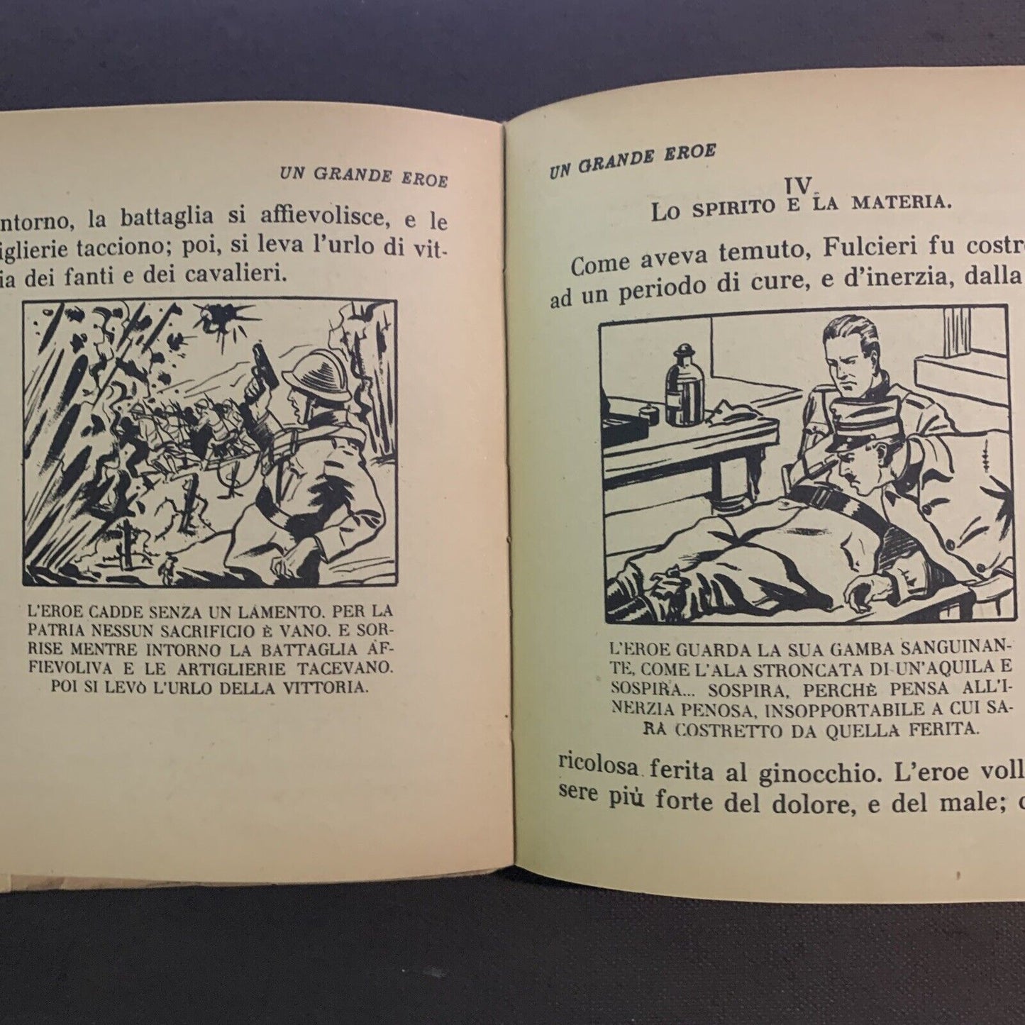UN GRANDE EROE. E. Ambrosi, Fulcieri Paolucci da Calboli, Carroccio 1937 #