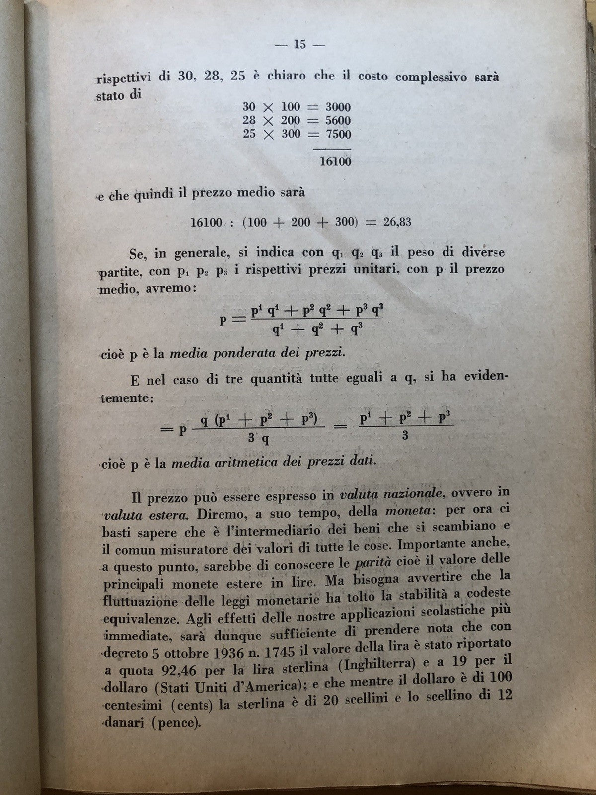 Manuale di contabilità per l'autodidatta - Walter Poli, Ed. Giulio Vannini 1942