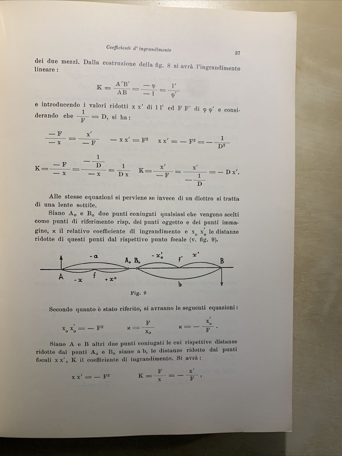 ELEMENTI DI DIOTRICA OCULARE - GIROLAMO LO CASCIO 1955 #