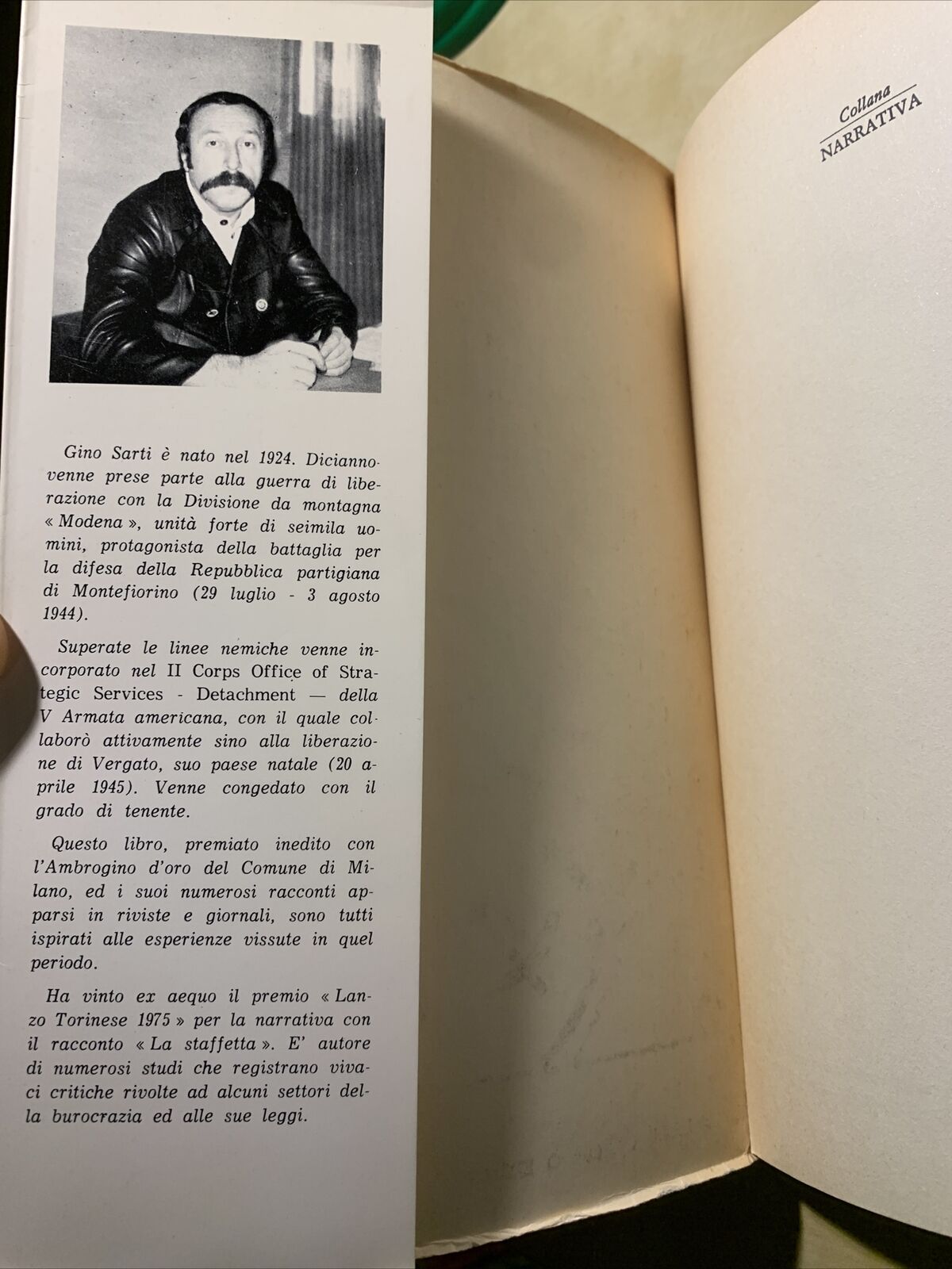 A NORD DELLA GOTICA - Gino Sarti, Rebellato editore 1976 #