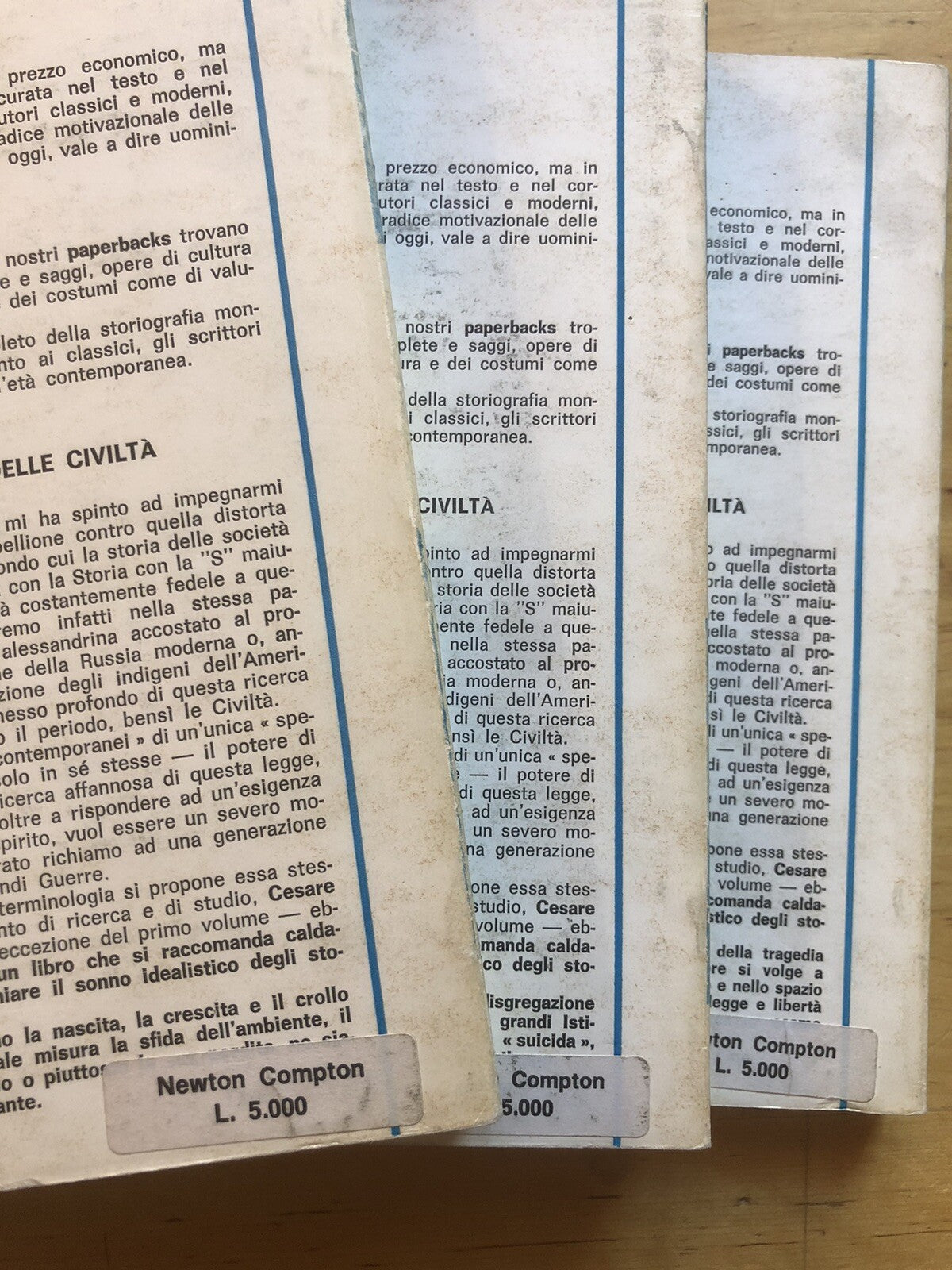 Storia comparata delle civiltà, Toynbee, Newton Compton editori 1974 - 3 voll.