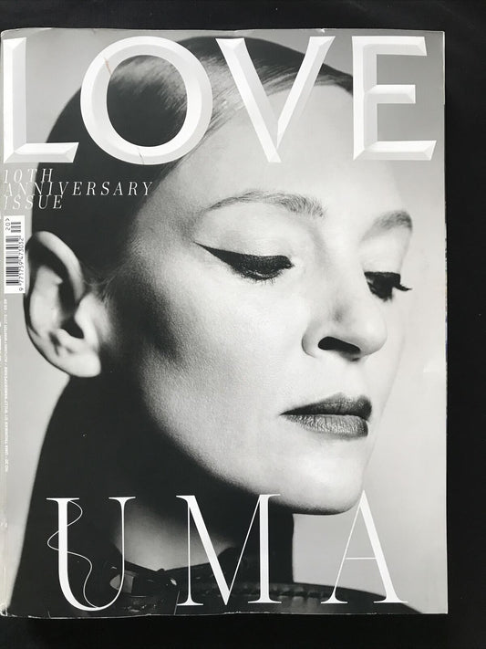 LOVE MAGAZINE no. 20 - 10th anniversary issue UMA THURMAN