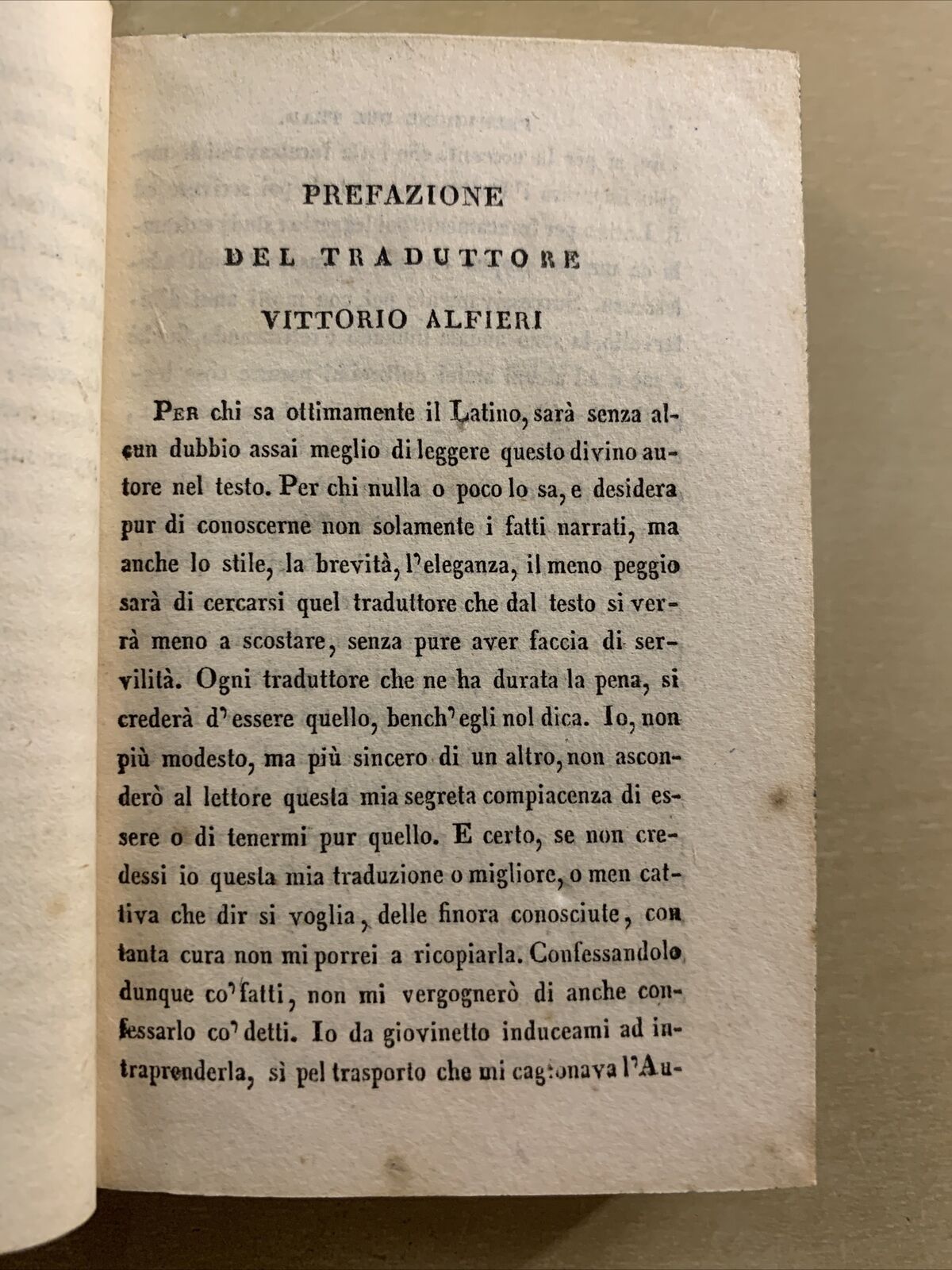 Le opere di C. C. Sallustio. Nicolò Bettoni 1828