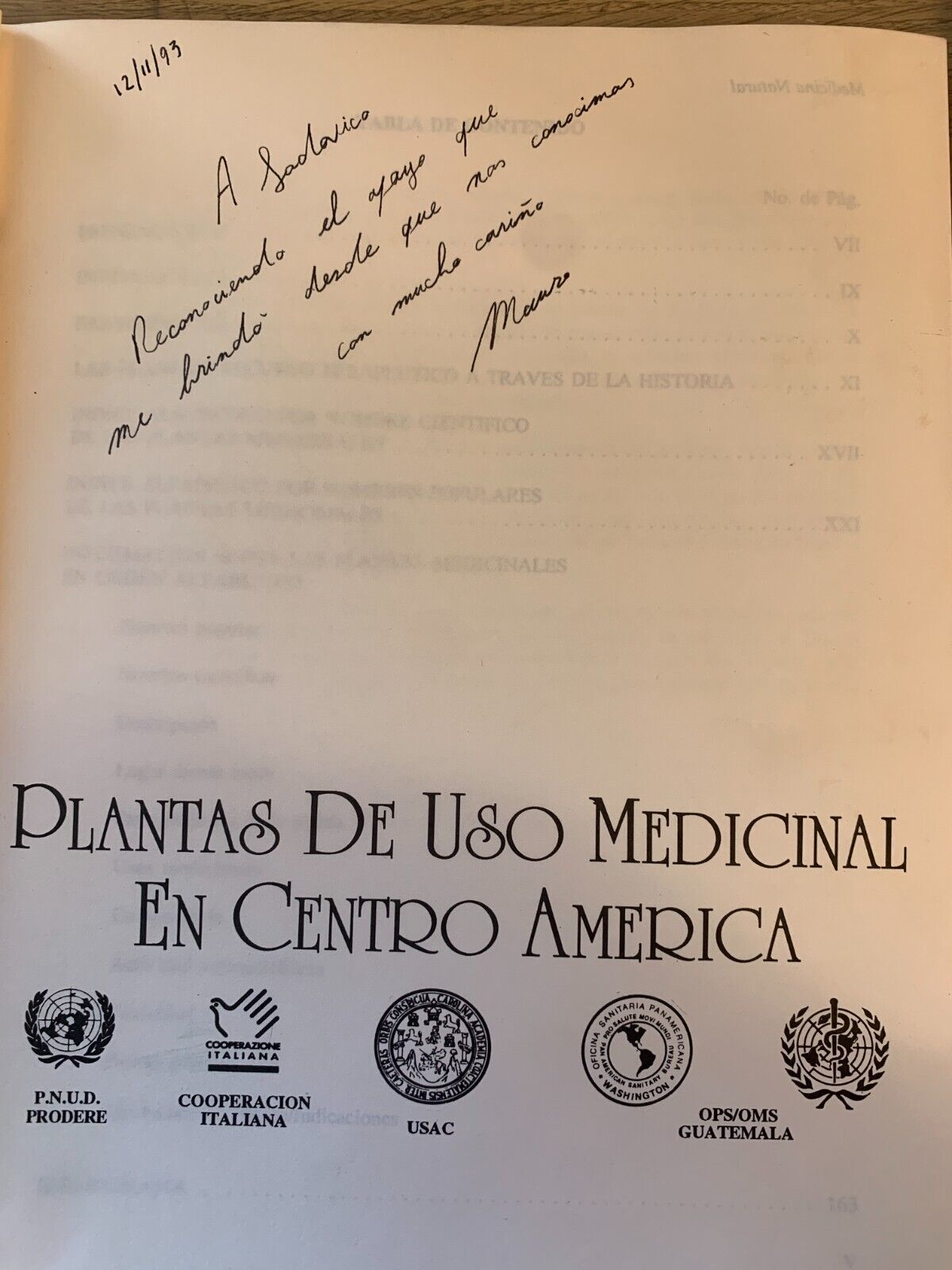 Plantas de uso Medicinal en centro America. Piante medicinali de centro America