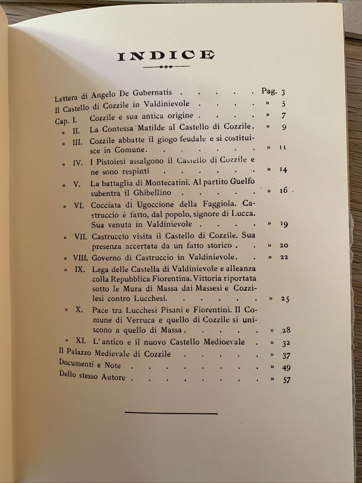 VIRGILIO VIRGILI - Comune di Massa e Cozzile provincia di Pistoia. 4 voll. #