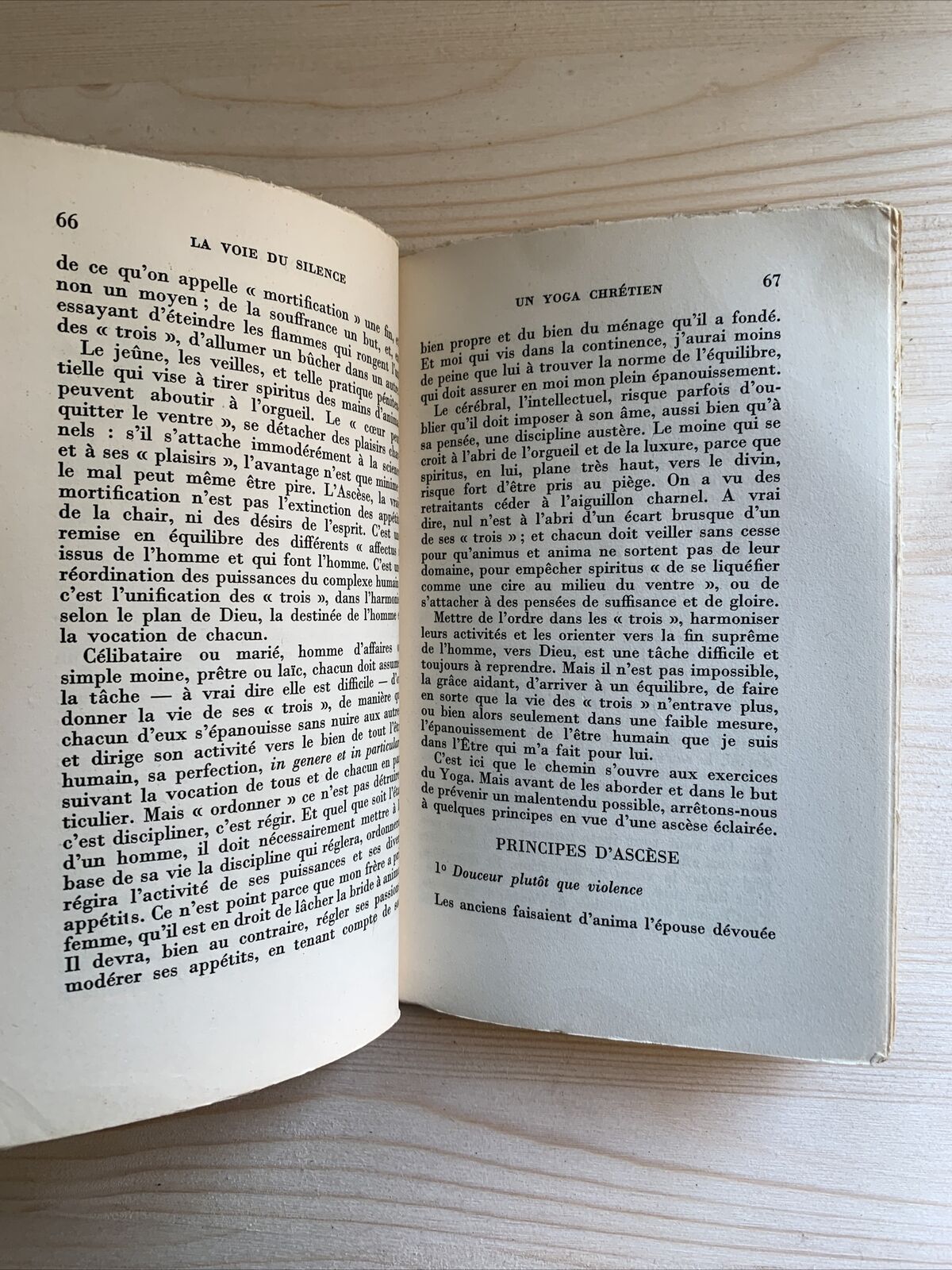 LA VOIE DU SILENCE, Yogin du Christ, Desclée de Brouwer 1956