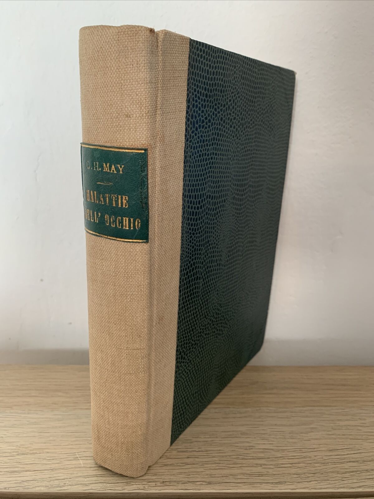 MANUALE DELLE MALATTIE DELL'OCCHIO. CHARLES H. MAY. UTET. per studenti e medici