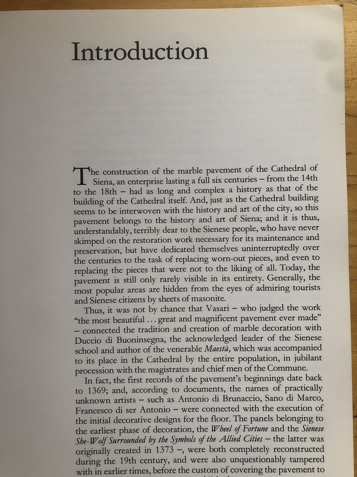 The marble Pavement of the Cathedral of Siena - Bruno Santi, Scala ed. 1982