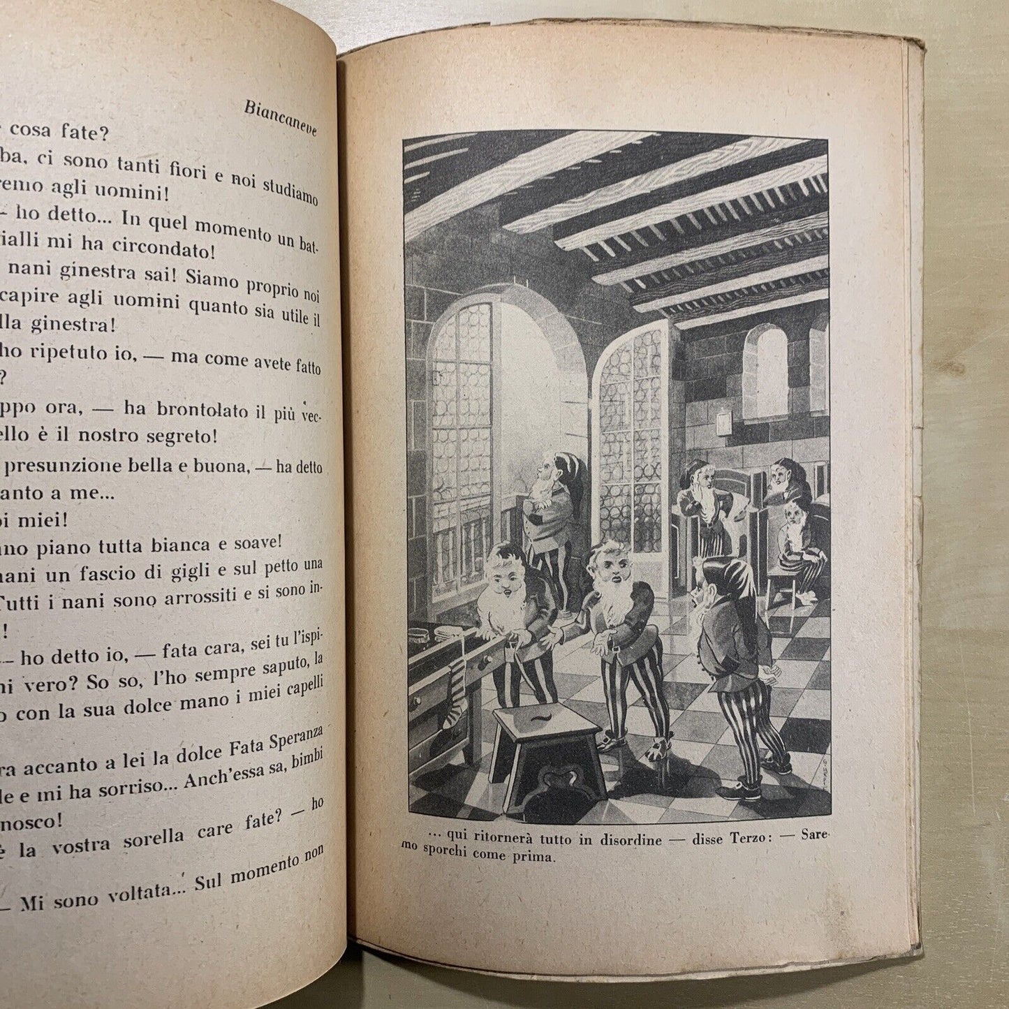 BIANCANEVE - Laura Okely Romiti, Editrice Carroccio 1948, ILLUSTRATO #