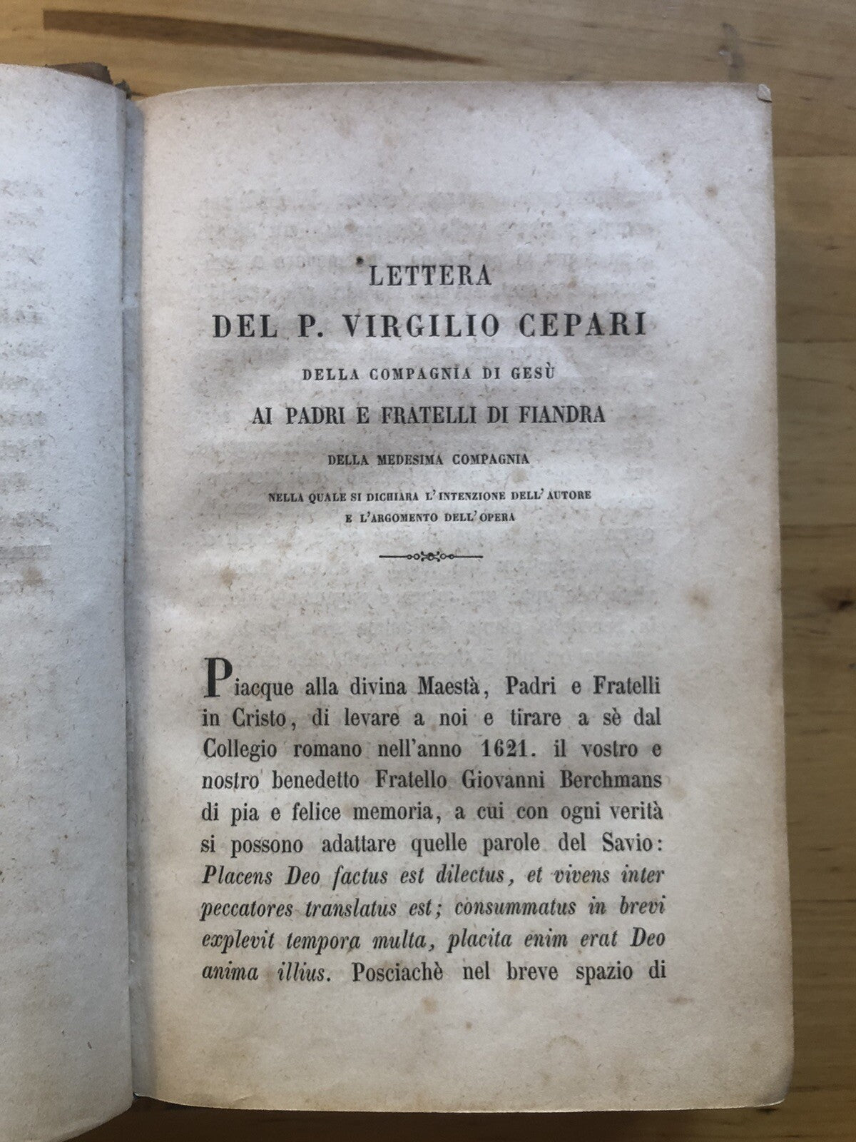 Vita del beato Giovanni Berchmans della compagnia di Gesù - Cepari Virgilio 1865