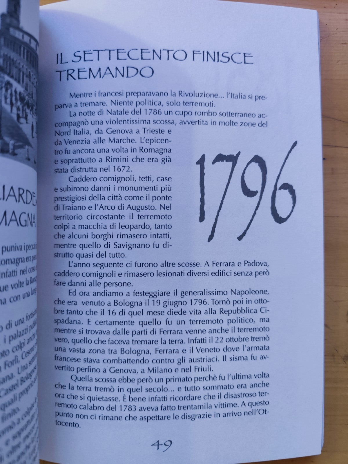 Epicentro Emilia Romagna da mille anni nei racconti dei cronisti antichi, Costa