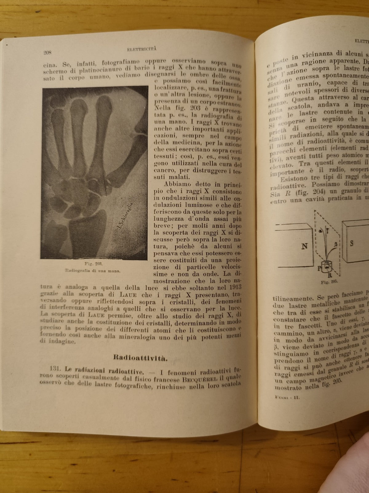 Fisica ad uso dei licei - Enrico Fermi - Zanichelli 1933. Seconda edizione