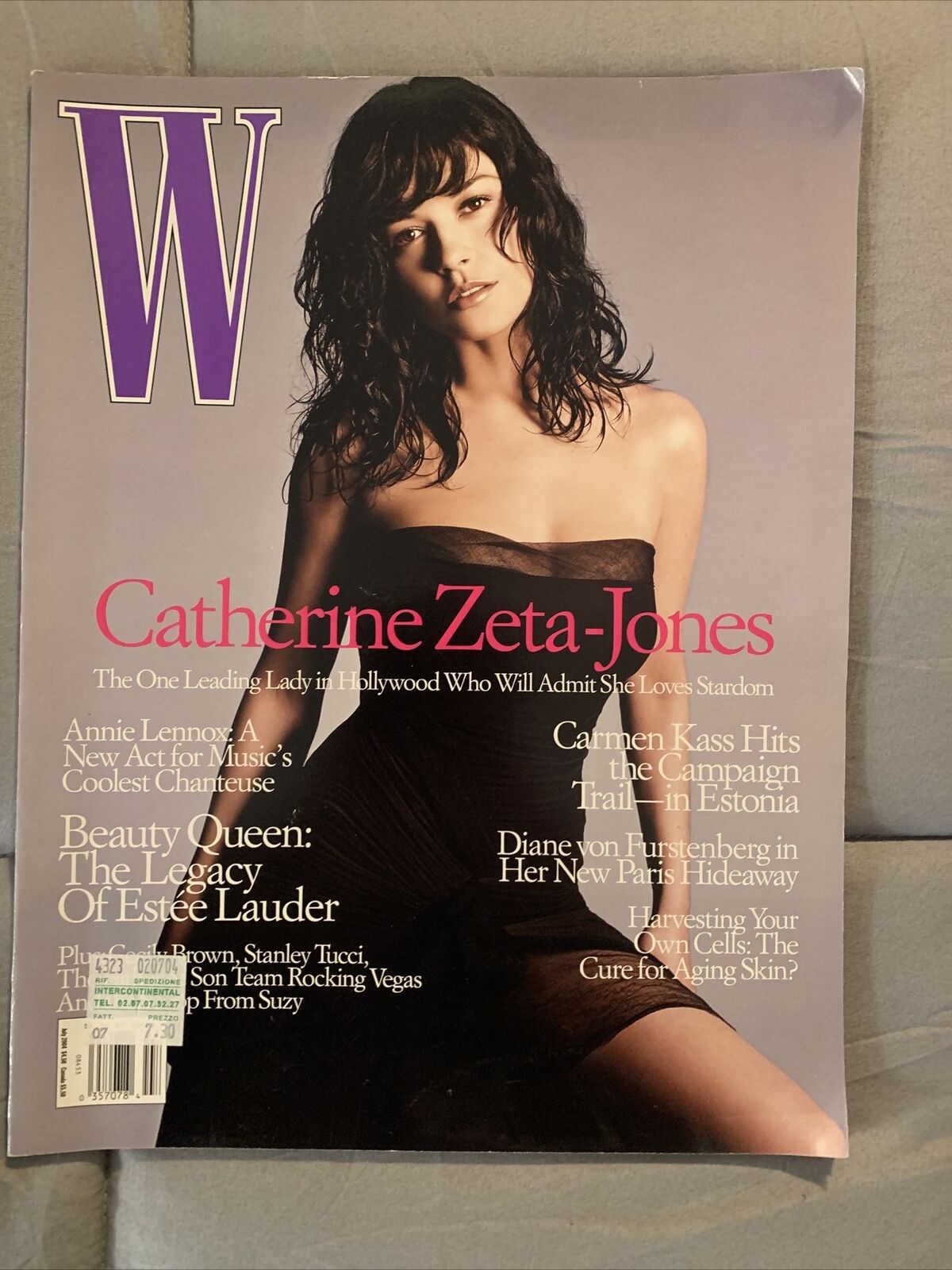 W MAGAZINE JULY 2004 - CATHERINE ZETA JONES