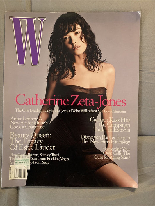 W MAGAZINE JULY 2004 - CATHERINE ZETA JONES